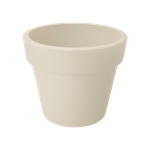 green basics top planter 40cm cotton white